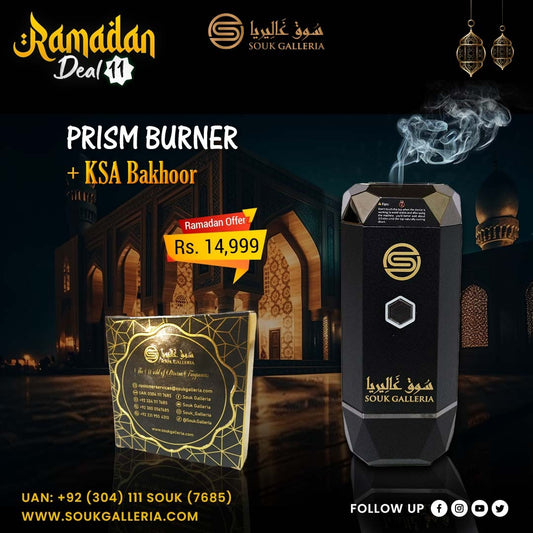 Prism Burner + Free Bakhoor