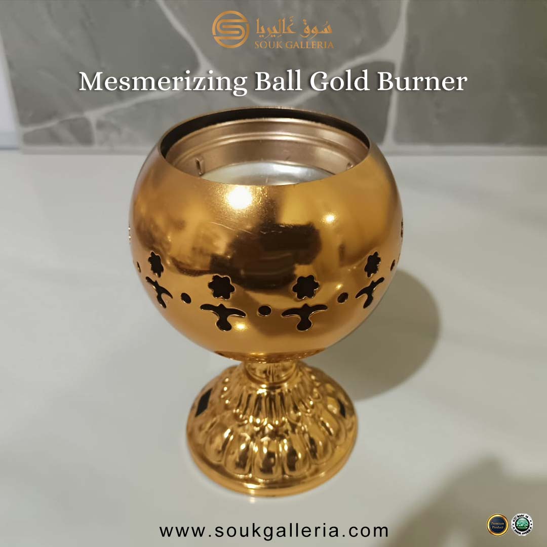 Mesmerizing Ball Gold Burner