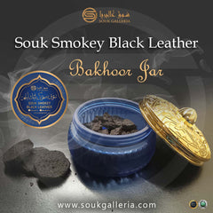 Souk Smokey Black Leather